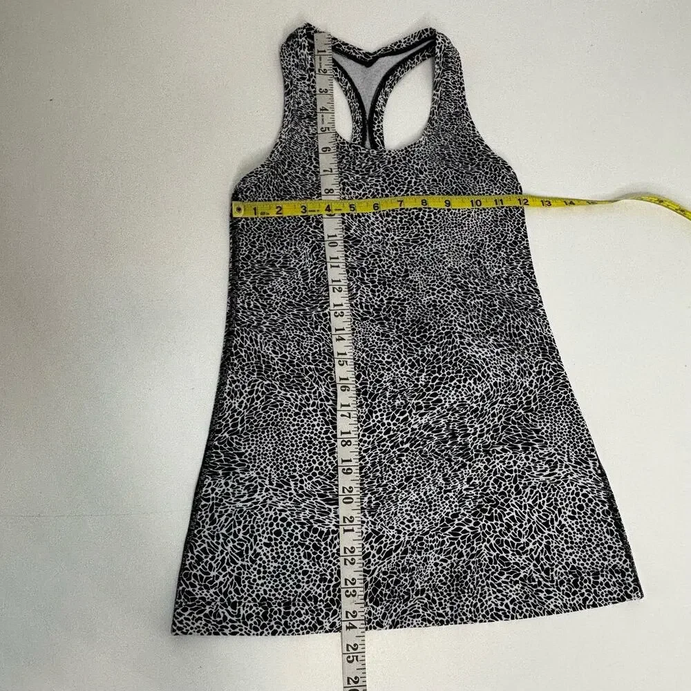 Lululemon Cool Racerback II Tank Polar Shift Alpine Black, White 4